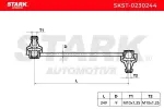 STARK Stabilisaatorivarras SKST-0230244