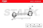 STARK Stabilisaatorivarras SKST-0230421