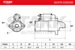 STARK Starter 12V SKSTR-0330291