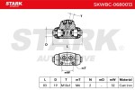 STARK pidurisilinder (trummelpidur) SKWBC-0680013