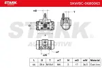 STARK pidurisilinder (trummelpidur) SKWBC-0680063