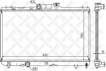 STELLOX Radiaator, mootorijahutus 10-25114-SX