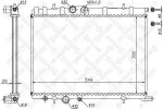 STELLOX Radiaator,  mootorijahutus 10-25177-SX