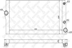 STELLOX Radiaator,  mootorijahutus 10-25579-SX
