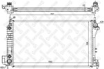 STELLOX Radiaator, mootorijahutus 10-26001-SX