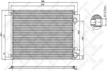 STELLOX Kondensaator, kliimaseade 10-45034-SX