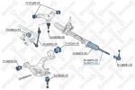 STELLOX Sisemine rooliots,  roolivarras 55-00075-SX