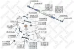 STELLOX Kinnitus,  stabilisaator 56-04081-SX
