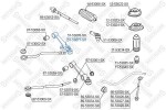 STELLOX Рычаг независимой подвески колеса,  подвеска колеса 57-53077-SX