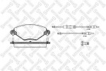 STELLOX Piduriklotsi komplekt,  ketaspidur 839 004B-SX