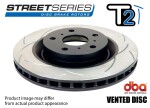 DBA DBA650S / brake disc, 1pc, street series, ventilated, slotted, front, right/left, outer diameter 294 mm, thickness 25 mm, fits: subaru brz, forester, impreza, legacy iii 1.6-3.0 03.94-
