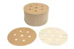 kuld paber abrasiivne: lihvketas, takjakinnitusega, arv auku: 7, .: P360, läbimõõt - mõõdud:150mm, värv: beez, pakend 100 tk