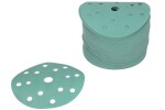 lihvketas abrasiivne peene, lihvketas, P600, diameeter: 150mm, värv: roheline, eemaldamiseks kriimustused värvitutelt lakkidelt, 100tk., arv auku: 15