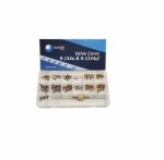 SUNAIR SUNKT-1001 / air conditioning assembly kit (62 pieces, includes valves for refrigerant r1234yf)