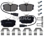 SWAG Piduriklotsi komplekt,  ketaspidur 30 91 6408