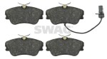 SWAG Piduriklotsi komplekt,  ketaspidur 30 91 6449