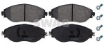 SWAG Piduriklotsi komplekt,  ketaspidur 33 10 0088