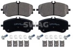 SWAG Piduriklotsi komplekt,  ketaspidur 33 10 2612