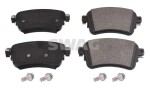 SWAG Piduriklotsi komplekt,  ketaspidur 33 10 7344