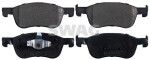 SWAG Piduriklotsi komplekt,  ketaspidur 33 10 7478