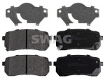 SWAG Piduriklotsi komplekt,  ketaspidur 33 10 7497
