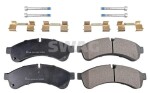 SWAG Piduriklotsi komplekt,  ketaspidur 33 10 7547