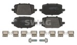 SWAG Piduriklotsi komplekt,  ketaspidur 33 10 9318
