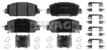 SWAG Piduriklotsi komplekt,  ketaspidur 33 10 9372