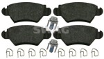SWAG Piduriklotsi komplekt,  ketaspidur 40 91 6445