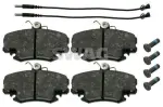 SWAG Piduriklotsi komplekt,  ketaspidur 60 91 6191