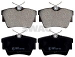 SWAG Piduriklotsi komplekt,  ketaspidur 60 91 6472
