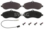 SWAG Piduriklotsi komplekt,  ketaspidur 62 91 6830