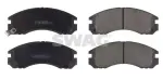 SWAG Piduriklotsi komplekt,  ketaspidur 80 91 6776
