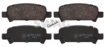 SWAG Piduriklotsi komplekt,  ketaspidur 87 91 6659