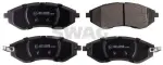 SWAG Piduriklotsi komplekt,  ketaspidur 89 91 6721