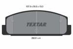 TEXTAR Piduriklotsi komplekt,  ketaspidur 2003101
