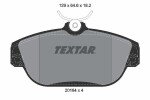 TEXTAR Piduriklotsi komplekt,  ketaspidur Q+ 2016402