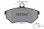 TEXTAR Piduriklotsi komplekt,  ketaspidur Q+ 2016801