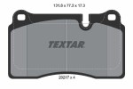 TEXTAR Piduriklotsi komplekt,  ketaspidur Q+ 2021701