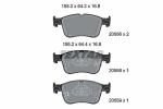 TEXTAR Piduriklotsi komplekt,  ketaspidur Q+ 2055601