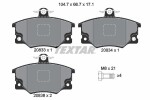 TEXTAR Piduriklotsi komplekt,  ketaspidur Q+ 2083302