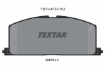 TEXTAR Piduriklotsi komplekt,  ketaspidur 2087001
