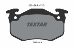 TEXTAR Piduriklotsi komplekt,  ketaspidur 2097401
