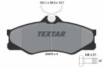 TEXTAR Piduriklotsi komplekt,  ketaspidur 2097904