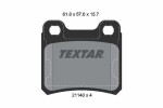 TEXTAR Piduriklotsi komplekt,  ketaspidur Q+ 2114001
