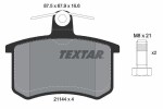 TEXTAR Piduriklotsi komplekt,  ketaspidur Q+ 2114401