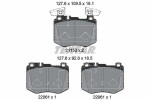 TEXTAR Piduriklotsi komplekt,  ketaspidur Q+ 2115203