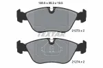 TEXTAR Piduriklotsi komplekt,  ketaspidur Q+ 2127304