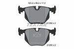 TEXTAR Piduriklotsi komplekt,  ketaspidur Q+ 2128201
