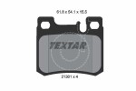 TEXTAR Piduriklotsi komplekt,  ketaspidur Q+ 2130103